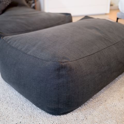 Verzelloni ZOE ビーズクッション ブラック santiccioli.com | Verzelloni Zoe