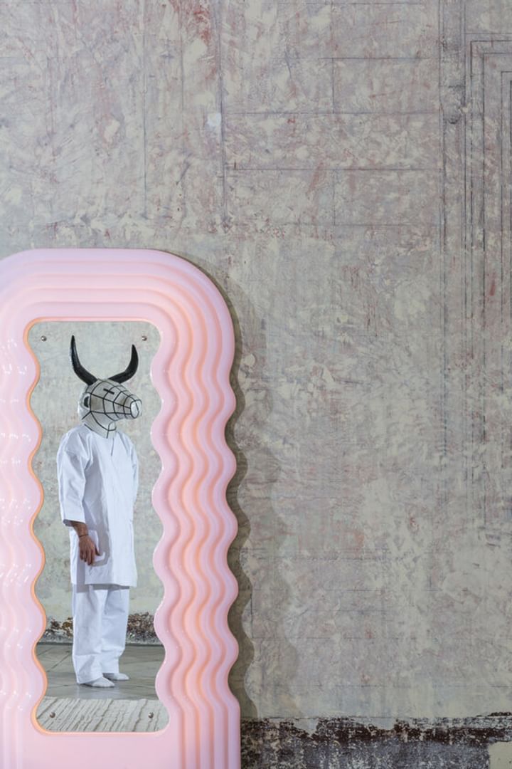 Ettore Sottsass jr Ultrafragola mirror and lamp Centro Studi Poltronova photo Serena Eller 16